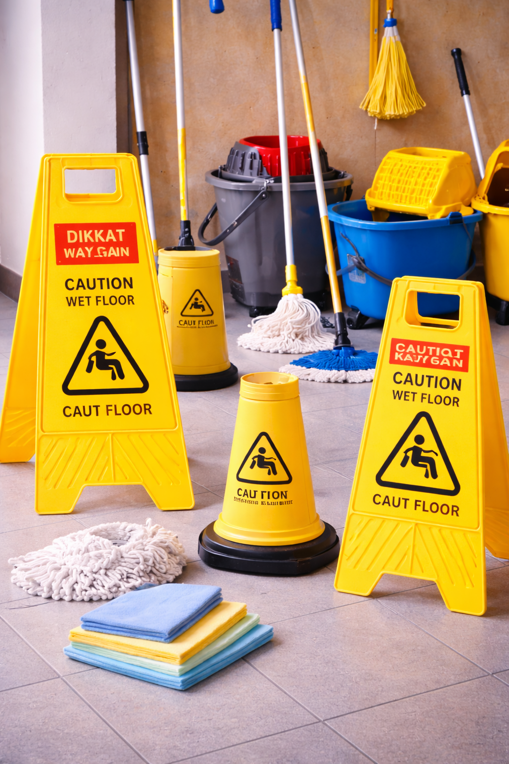 Kaygan Zemin Levhaları & Kovalar